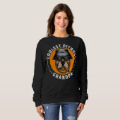 Cool Pitbull Opa Sweatshirt (Vorne ganz)