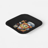 Cool Pizza lovers party  Pappteller (Gewinkelt)