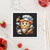 Cool Pizza lovers party  Serviette (Beispiel)