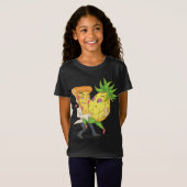 Cool Pizza Slice Ananas Liebe Funny Italian Pie T-Shirt (Vorne ganz)