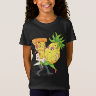 Cool Pizza Slice Ananas Liebe Funny Italian Pie T-Shirt