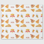 Cool Pizza Slices Pizza Lovers Geschenkpapier (Flach)