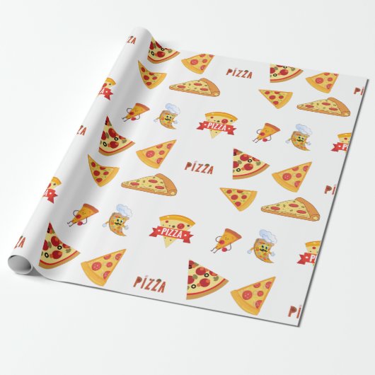 Cool Pizza Slices Pizza Lovers Geschenkpapier (Ungerollt)