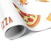 Cool Pizza Slices Pizza Lovers Geschenkpapier (Rolleneckpunkt)