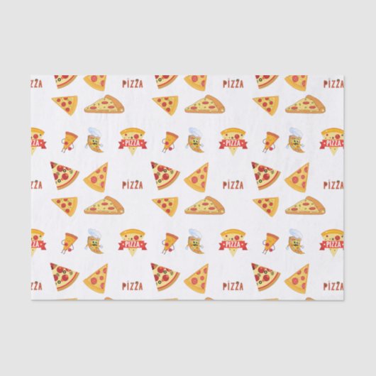 Cool Pizza Slices Pizza Lovers Seidenpapier (Vorderseite)