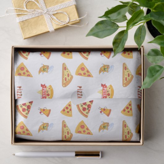 Cool Pizza Slices Pizza Lovers Seidenpapier (Geschenk)