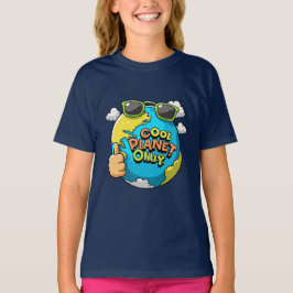 Cool Planet Fun Öko Earth Day Cartoon T-Shirt