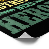 Cool Plumber Costume For Men Women Plumbing Tool P Poster (Ecke)