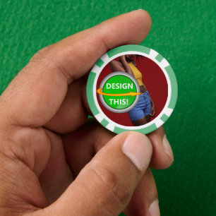 COOL! Poker Chips - Green-Custom