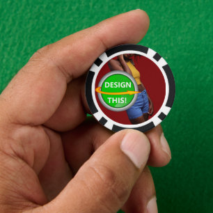 COOL! Poker Chips - Schwarz - Benutzerdefiniert