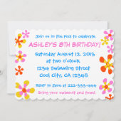 Cool Pool-Party Einladung (Rückseite)