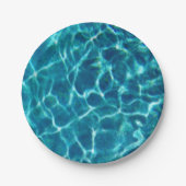 Cool Pool Water Pappteller (Vorderseite)