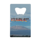 Cool Populäre Walkable Climbable Mount Kilimanjaro Geldbeutel Flaschenöffner (Vorderseite)