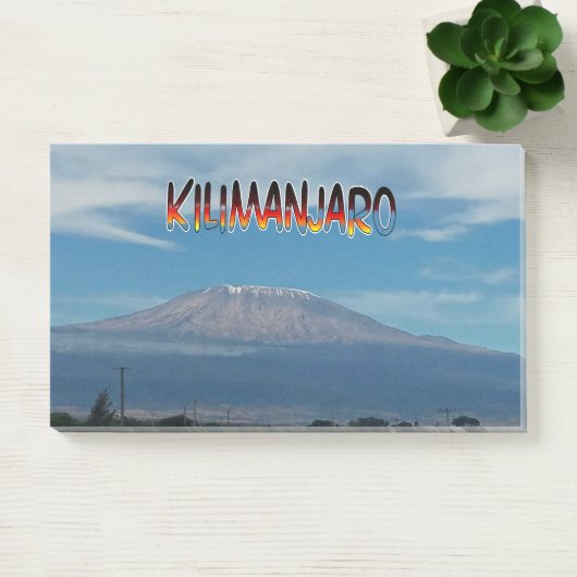 Cool Populäre Walkable Climbable Mount Kilimanjaro Post-it Klebezettel (Büro)