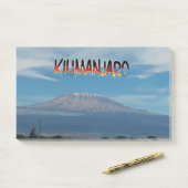 Cool Populäre Walkable Climbable Mount Kilimanjaro Post-it Klebezettel (Auf Schreibtisch)