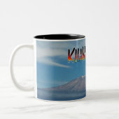 Cool Populäre Walkable Climbable Mount Kilimanjaro Zweifarbige Tasse (Links)