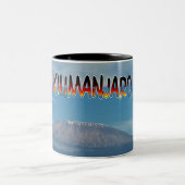 Cool Populäre Walkable Climbable Mount Kilimanjaro Zweifarbige Tasse (Mittel)