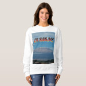 Cool Populärer Kletterberg Kilimanjaro Sweatshirt (Vorne ganz)