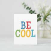 Cool Postkarte (Stehend Vorderseite)