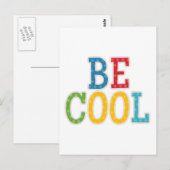 Cool Postkarte (Vorne/Hinten)