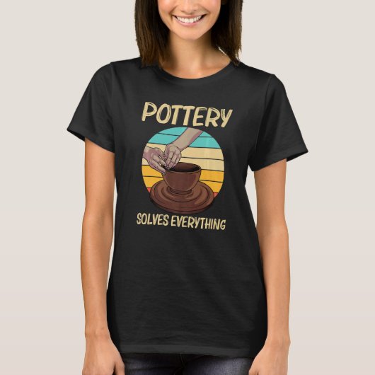 Cool Pottery For Men Women Pottery Ceramic Pot T-Shirt (Vorderseite)