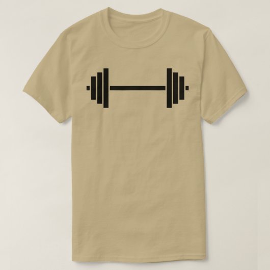 Cool Power Hefting Weightlift Barbell T-Shirt (Design vorne)