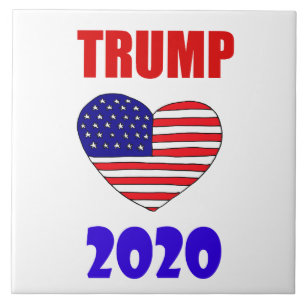 Cool Pro Donald Trump 2020 für Präsident Fliese