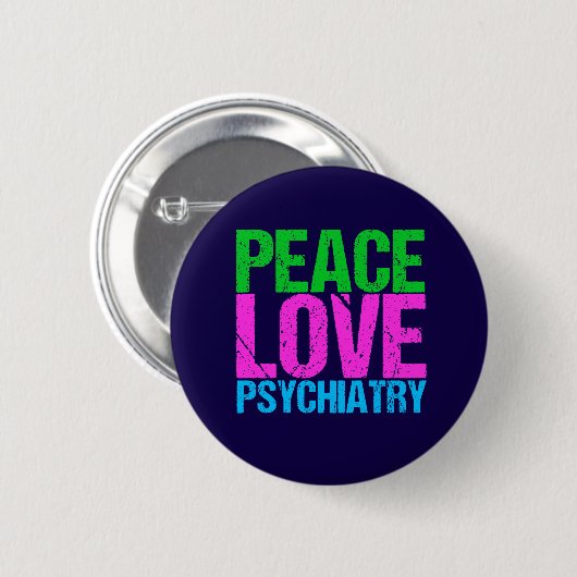Cool Psychiater Button (Vorne & Hinten)
