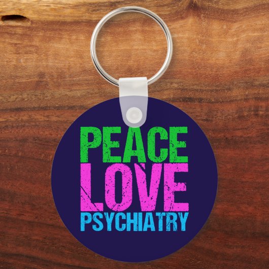 Cool Psychiater Schlüsselanhänger (Vorderseite)