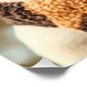 Cool Pug Dog with Aviator Goggles & Cozy Sweater Poster (Ecke)