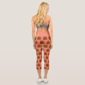 Cool Pumpkin Capri Leggings (Rückseite)