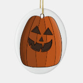 Cool Pumpkin Keramik Ornament (Rechts)