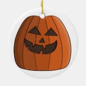Cool Pumpkin Keramik Ornament (Hinten)