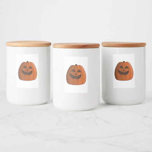 Cool Pumpkin Lebensmitteletikett (Flaschen)