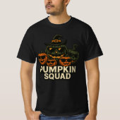 Cool Pumpkin Squad Halloween Design T-Shirt (Vorderseite)