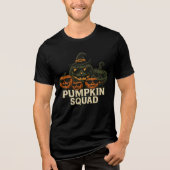 Cool Pumpkin Squad Halloween Design Tri-Blend Shirt (Vorderseite)