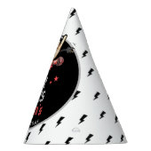 Cool Punk Rockstar Any Age Birthday Partyhütchen (Rechts)