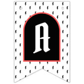 Cool Punk Rockstar Birthday Wimpelkette (Dritte Fahne)