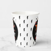 Cool Punk Rockstar First Birthday  Pappbecher (Links)