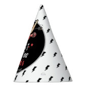 Cool Punk Rockstar First Birthday Partyhütchen (Rechts)