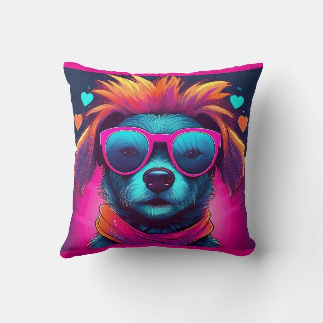 Cool Pup Throw Pillow Kissen (Rückseite)