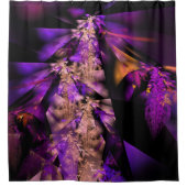 Cool purple leaves duschvorhang (Vorderseite)