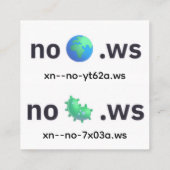 cool quadratische visitenkarte (Rückseite)