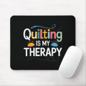 Cool Quilting Art For Men Women Sewing Quilt Lover Mousepad (Mit Mouse)