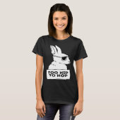 cool rabbit bunny hip hop sunglasses chill T-Shirt (Vorne ganz)