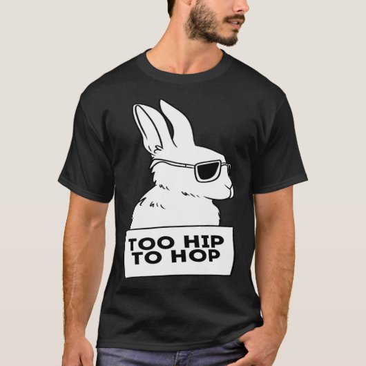 cool rabbit bunny hip hop sunglasses chill T-Shirt (Vorderseite)
