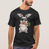 Cool Rabbit Face With Sunglasses Carrot Bunny For T-Shirt (Vorderseite)