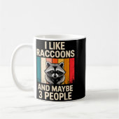 Cool Raccoon Design For Men Women Kids Racoon Racc Kaffeetasse (Links)