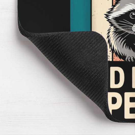 Cool Raccoon Design For Men Women Kids Racoon Racc Mousepad (Ecke)