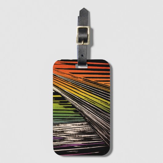 Cool Rainbow Bandana Gepäckanhänger (Vorderseite Vertikal)